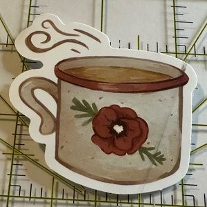 •Brand New• Coffee Aesthetic Waterproof Sticker